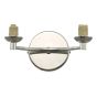 Izzy 2 Light Wall Light Polished Chrome Frame Only