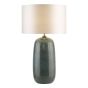 Jadis Table Lamp Blue Ceramic With Ivory Drum Shade