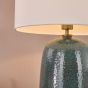 Jadis Table Lamp Blue Ceramic and Antique Brass Base Only