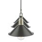 Jalen 3 Light Bar Pendant Graphite Antique Brass