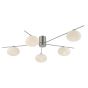 Jasper 5 Light Semi Flush Satin Nickel
