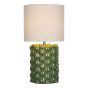 Jayden Table Lamp Green Reactive Glaze With Shade