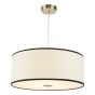 Jemima Easy Fit Pendant White and White Frosted Acrylic With Shade
