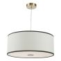 Jemima Easy Fit Pendant White and White Frosted Acrylic With Shade