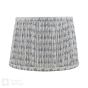 St John Street Grey Cotton Empire Shade 25.5cm