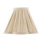 Joie Taupe Pleated Linen Scalloped Shade 25cm