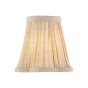 Joie Taupe Pleated Linen Scalloped Shade 15cm