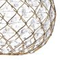 Juanita Easy Fit Pendant Gold and Clear Faceted Plastic