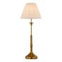 Judy Table Lamp Antique Bronze With Pleated Linen Shade