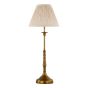 Judy Table Lamp Antique Bronze With Pleated Linen Shade