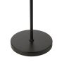 Kadience 3 Light Floor Lamp Satin Black and Smoked Glass