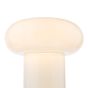Kaja Table Lamp White Glass