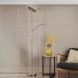 Kamika Mother & Child Floor Lamp Satin Chrome LED