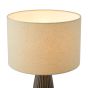 Kaulana Table Lamp Brown Ceramic With Shade
