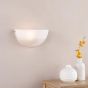 Keita Wall Light Alabaster Glass and Antique Bronze