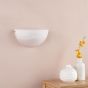 Keita Wall Light Alabaster Glass and Antique Bronze