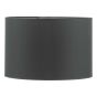 Kelso Black Cotton Drum Shade 38cm