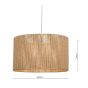 Keona Easy Fit Natural String Shade