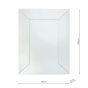 Laura Ashley Gatsby Large Rectangle Mirror 120 x 90cm