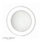 Laura Ashley Evie Large Round Mirror Clear Frame 100cm
