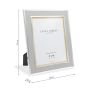 Harrison Photo Frame Pale Charcoal Linen 8" x 10"