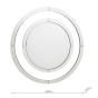 Laura Ashley Evie Small Round Mirror Clear Frame 60cm