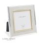 Harrison Photo Frame Polished Silver Linen 5" x 5"