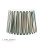 Laura Ashley Denwick Green Cotton Tapered Drum Shade 30cm/12 inch