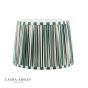 Laura Ashley Denwick Green Cotton Tapered Drum Shade 30cm/12 inch