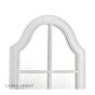 Laura Ashley Coombs Rectangle Mirror Distressed Ivory 120 x 56cm