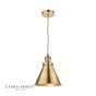 Laura Ashley Rufus Pendant Antique Brass 