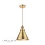 Laura Ashley Rufus Pendant Antique Brass 