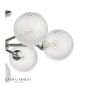 Laura Ashley Atherton 7lt Semi Flush Polished Chrome Glass 