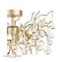 Laura Ashley Willow 3lt Semi Flush Satin Champagne Crystal 