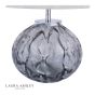 Laura Ashley Elderdale Table Lamp Smoked Glass & Polished Chrome With Shade