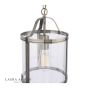 Laura Ashley Harrington Pendant Antique Brass & Glass 