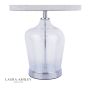 Laura Ashley Ockley Touch Table Lamp Polished Chrome & Glass With Shade
