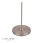 Laura Ashley Sorrento 3 Light Floor Lamp Matt Antique Brass & Blue Shade