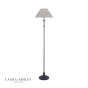 Laura Ashley Ludchurch Floor Lamp Industrial Black With Shade
