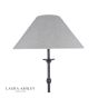 Laura Ashley Ludchurch Floor Lamp Industrial Black With Shade