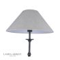 Laura Ashley Ludchurch Floor Lamp Industrial Black With Shade