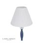 Laura Ashley Ellis Table Lamp Matt Blue & Crystal With Shade
