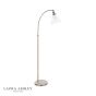 Laura Ashley Isaac Floor Lamp Antique Brass and Glass