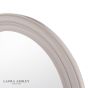 Laura Ashley Tate Mirror Distressed Ivory 60cm
