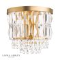 Laura Ashley Rhosill Wall Light Crystal and Matt Antique Brass