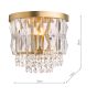 Laura Ashley Rhosill Wall Light Crystal and Matt Antique Brass
