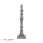 Laura Ashley Tate Table Lamp Distressed Grey and Polished Chrome Base Only