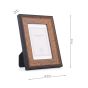 Cara Photo Frame Mottled Bronze 4" x 6"