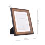 Cara Photo Frame Mottled Bronze 8" x 10"