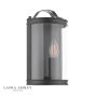Laura Ashley Harrington Wall Light Matt Black and Glass